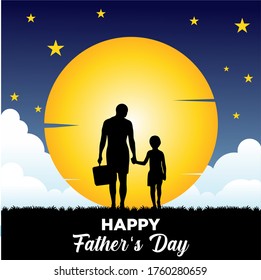 happy father's days vector background