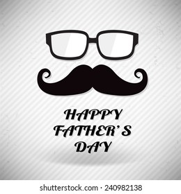 happy fathers day.vector