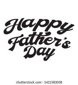 Happy Father's Day.Vector illustration.
Typography design
