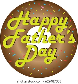 Happy Father's doughnut