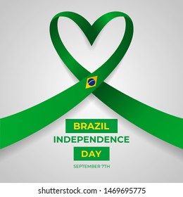 Happy Federative Republic of Brazil Independence Day Vector Design Template Illustration