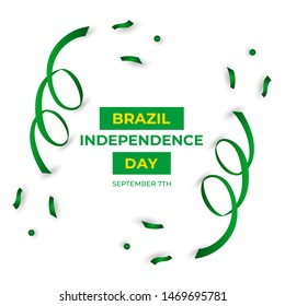 Happy Federative Republic of Brazil Independence Day Vector Design Template Illustration