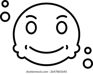 Happy Filled Style Icon Design