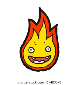 happy fire cartoon