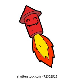 happy firework cartoon