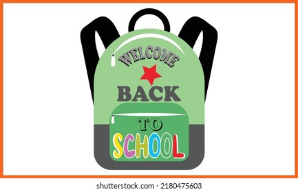 Happy First Day of School Life Design.