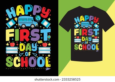 Happy First Day of School Shirt, Welcome Back To School Shirt, Teacher Shirt, First Day of School Shirt, Back To School, Teacher Gift Kindergarten Teacher
