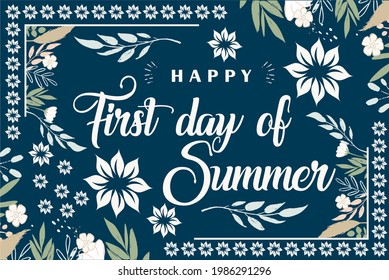 Happy First Day Of Summer Stock Illustrations Images Vectors Shutterstock