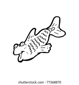 caricatura de peces felices