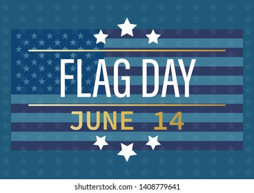 Happy Flag Day background template. United States Holiday. Vector illustration. EPS 10