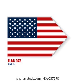 Happy Flag Day background template