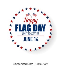 Happy Flag Day background template