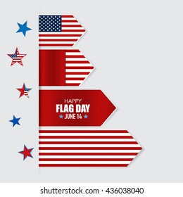Happy Flag Day background template