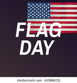 Happy Flag Day background template