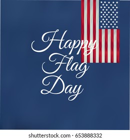 Happy Flag Day background template 
