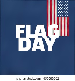 Happy Flag Day background template