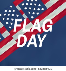 Happy Flag Day background template