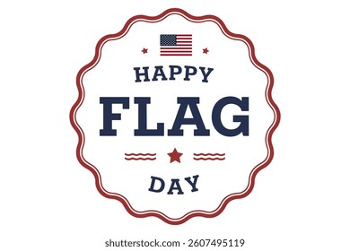 Happy Flag Day Graphic Design A festive graphic design celebrating Flag Day.