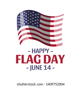 Happy Flag Day United States America Stock Vector (Royalty Free) 1409751992