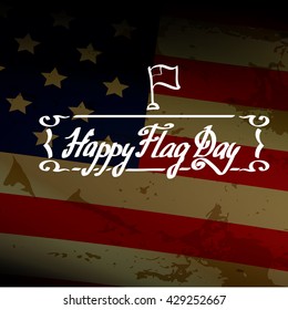 Happy flag day vector background. flag day USA banner. Happy flag day greeting card. Flag day Sale