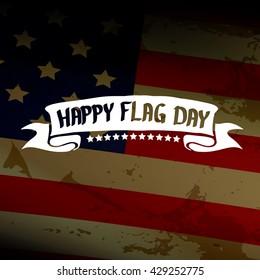 Happy flag day vector background. flag day USA banner. Happy flag day greeting card. Flag day Sale