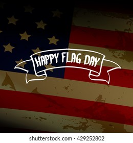 Happy flag day vector background. flag day USA banner. Happy flag day greeting card. Flag day Sale