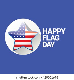 Happy flag day vector background. flag day USA banner. Happy flag day greeting card. Flag day Sale