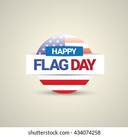 Happy flag day vector background. flag day USA banner. Happy flag day badge. Flag day Sale