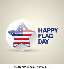 Happy flag day vector background. flag day USA banner. Happy flag day label. Flag day Sale