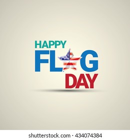 Happy flag day vector background. flag day USA banner. Happy flag day badge. Flag day Sale