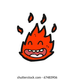 caricatura de llama feliz