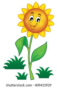 Happy flower theme image 1 - eps10 vector illustration.