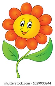 Happy flower theme image 3 - eps10 vector illustration.