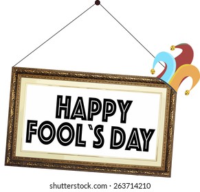 Happy Fool`s Day in the frame