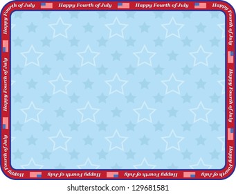 Happy Fourth of July congratulation card