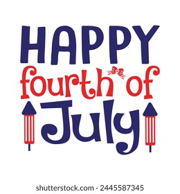Happy Fourth of july design