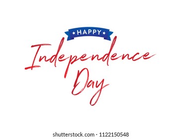 Happy Fourth of July Independence Day Vector Background