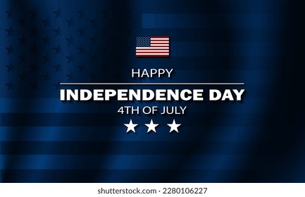 Happy Fourth of July Independence day USA Background Design