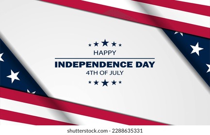 Happy Fourth of July Independence day USA Background Design