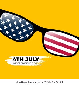 Happy Fourth of July Independence day USA Background Design