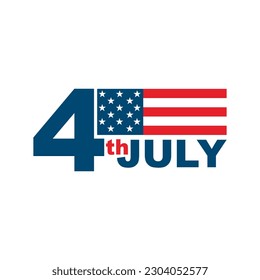 Happy Fourth of July Independence day USA Background Design
