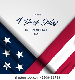 Happy Fourth of July Independence day USA Background Design