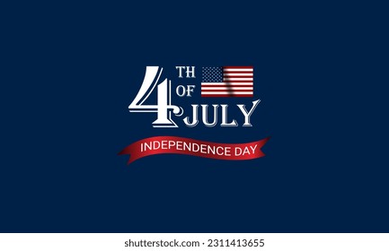 Happy Fourth of July Independence day USA Background Design