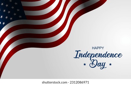 Happy Fourth of July Independence day USA Background Design
