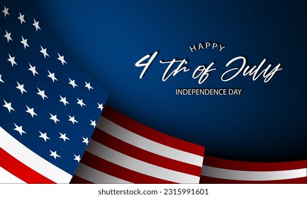 Happy Fourth of July Independence day USA Background Design