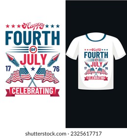 
Happy fourth of July independence day t shirt design, president day, happy 4th July t shirt, America, design, USA, 4th, usa flag, funny,July, vector,  birthday, happy, 4th of July, celebration, 