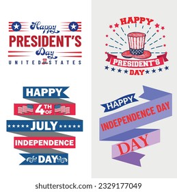 Happy fourth July independence day design, president day t shirt, happy 4th July t shirt, America, design, USA, 4th, label, sticker, badge, ribbon, July, lettering, birthday, happy, 4th of July,