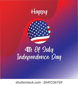 Happy Fourth of July Independence Day USA Background Design Vector illustration eps template art.. abstract new concepts. independence day