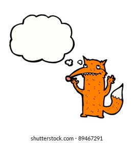 happy fox cartoon