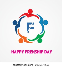 Happy Freindship Day Illustration for Celebrating 